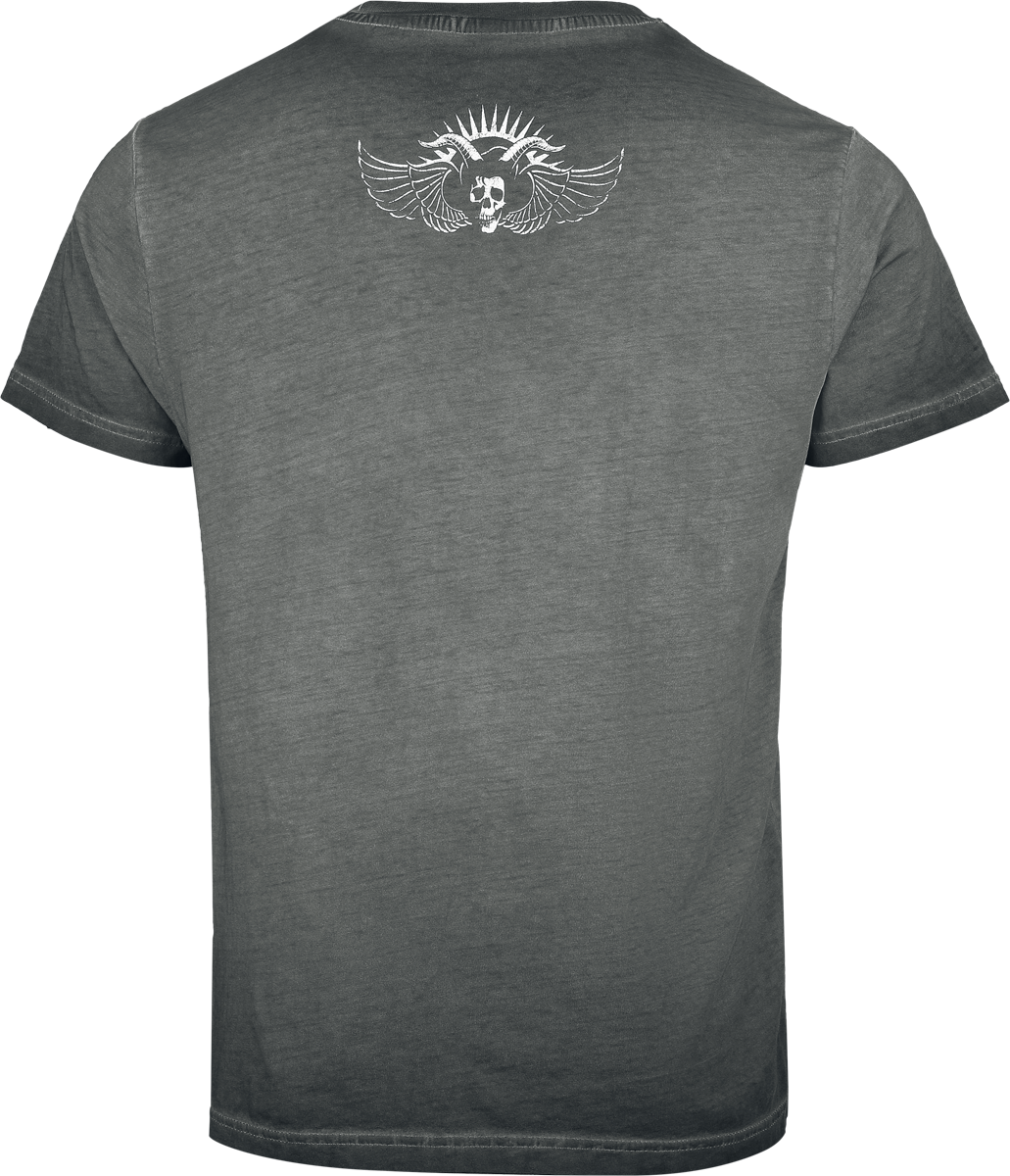 Volbeat Logo T-Shirt grey - Image 3