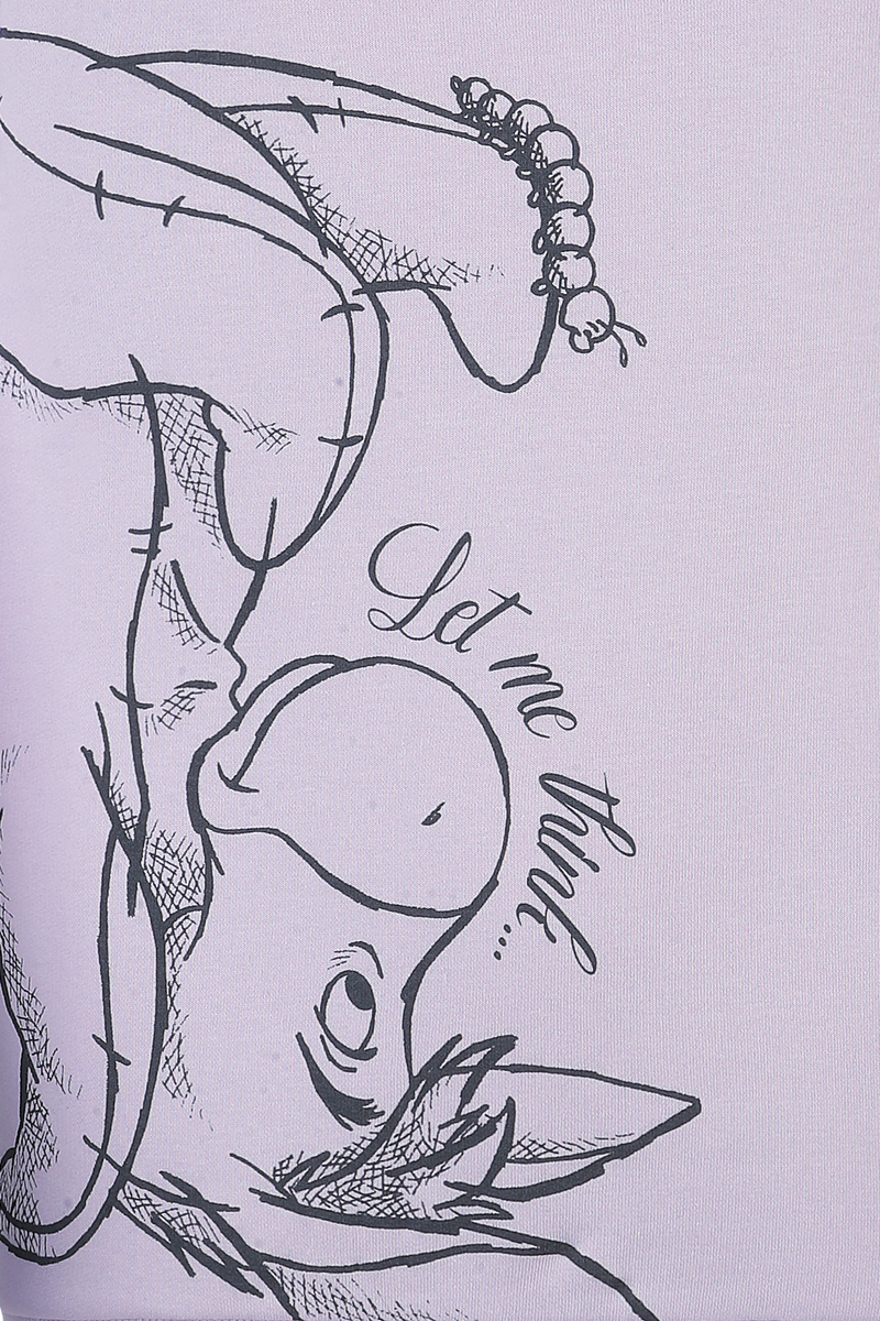 Winnie the Pooh Eeyore - Let me think... Sweatshirt lilac - Image 3