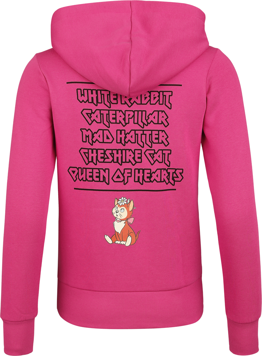 Alice in Wonderland We're All Mad Here Hoodie pink - Image 3