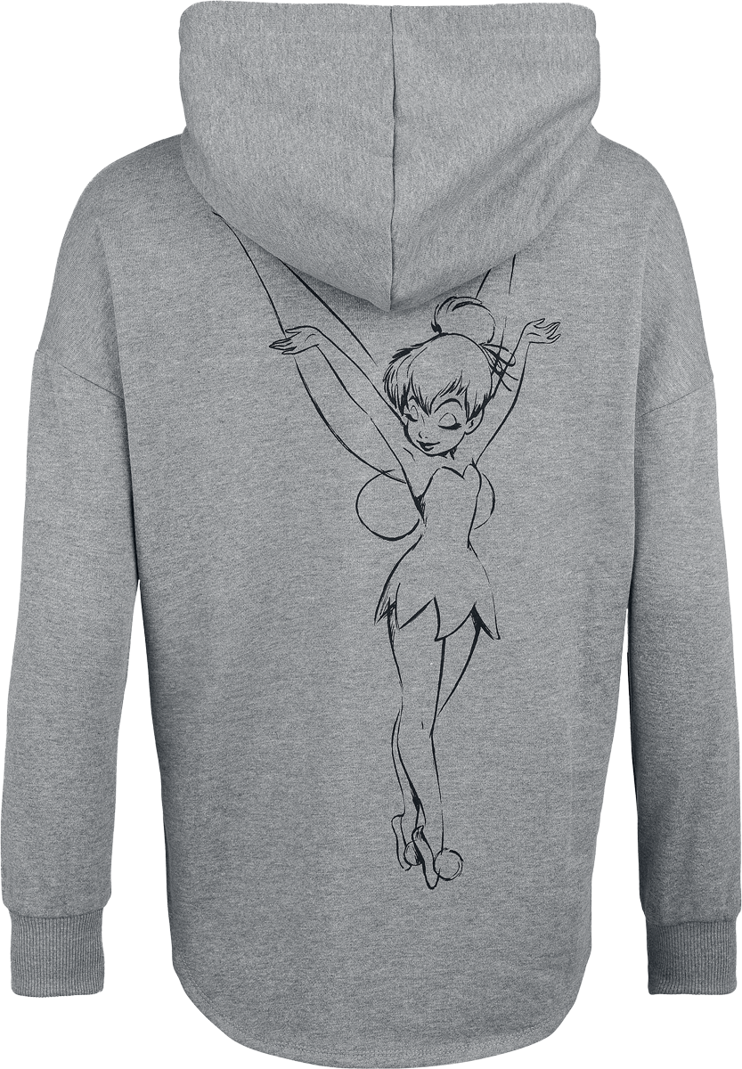 Tinker Bell Sketch Hoodie mottled grey - Image 3