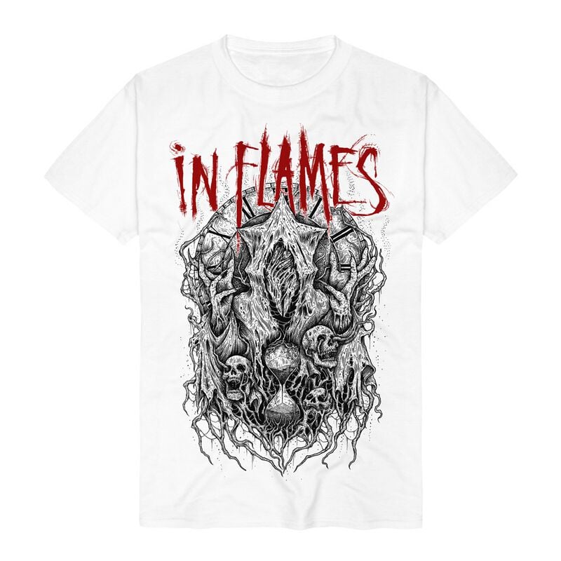 In Flames Buried Time T-Shirt white - Image 2