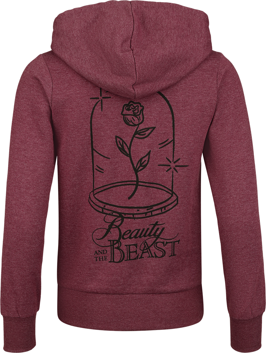 Disney Princess Belle Hoodie mottled red - Image 3