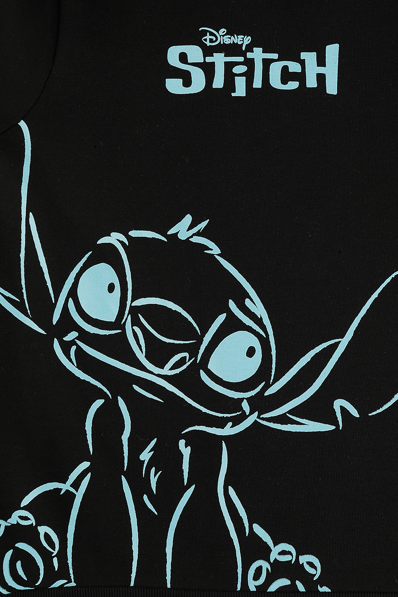 Lilo & Stitch Stitch Hoodie black - Image 3