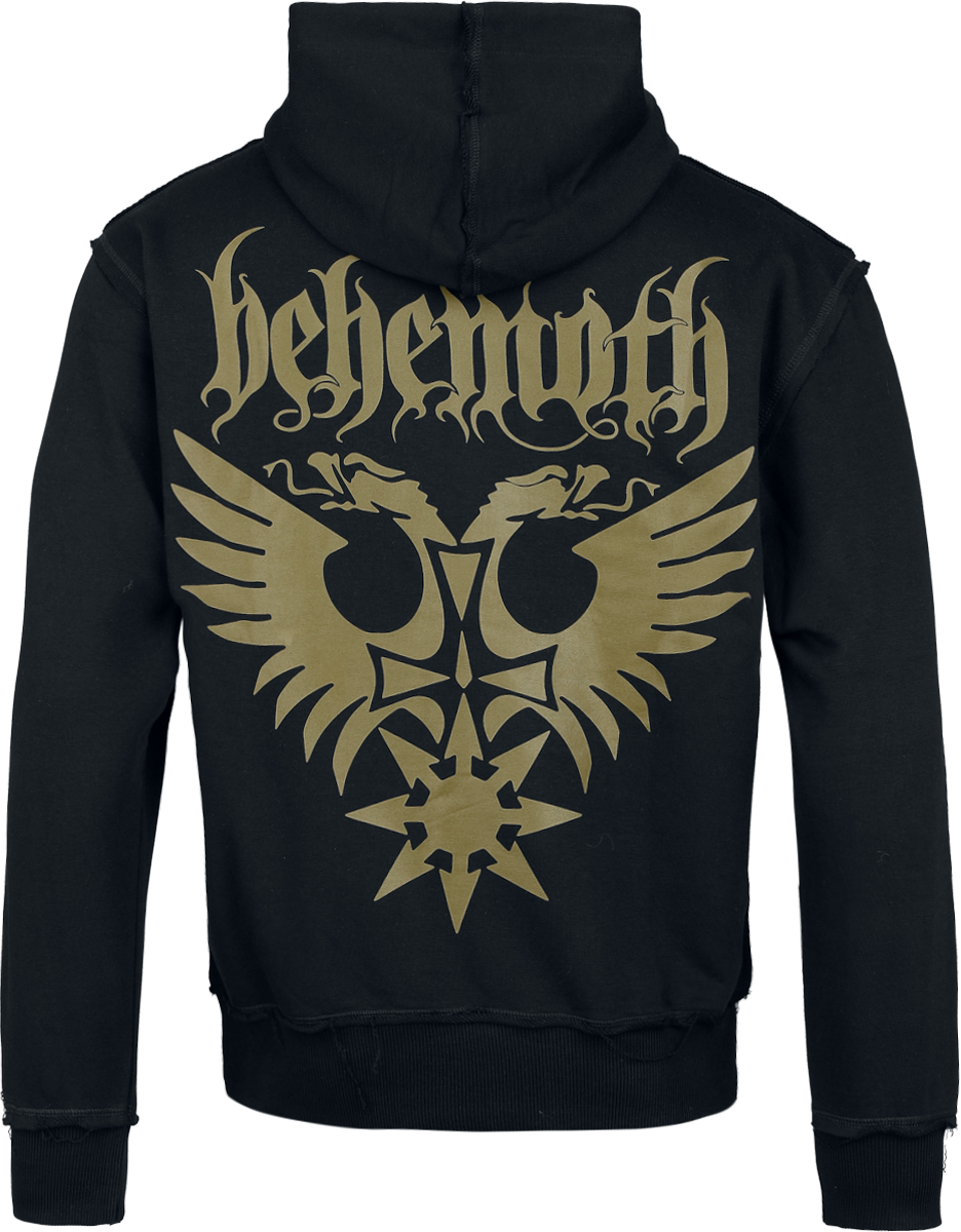 Behemoth Logo Hoodie black olive - Image 3