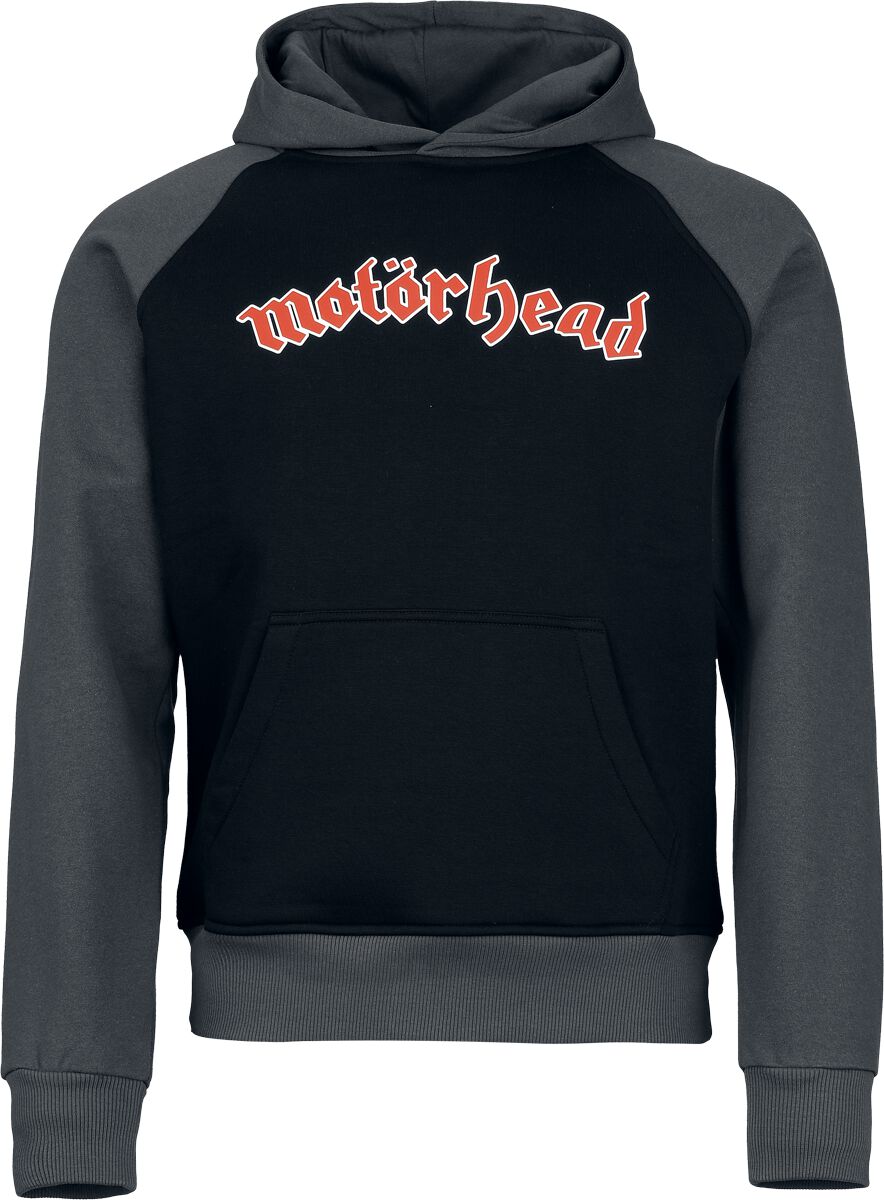 Motörhead Logo Hoodie black grey - Image 2