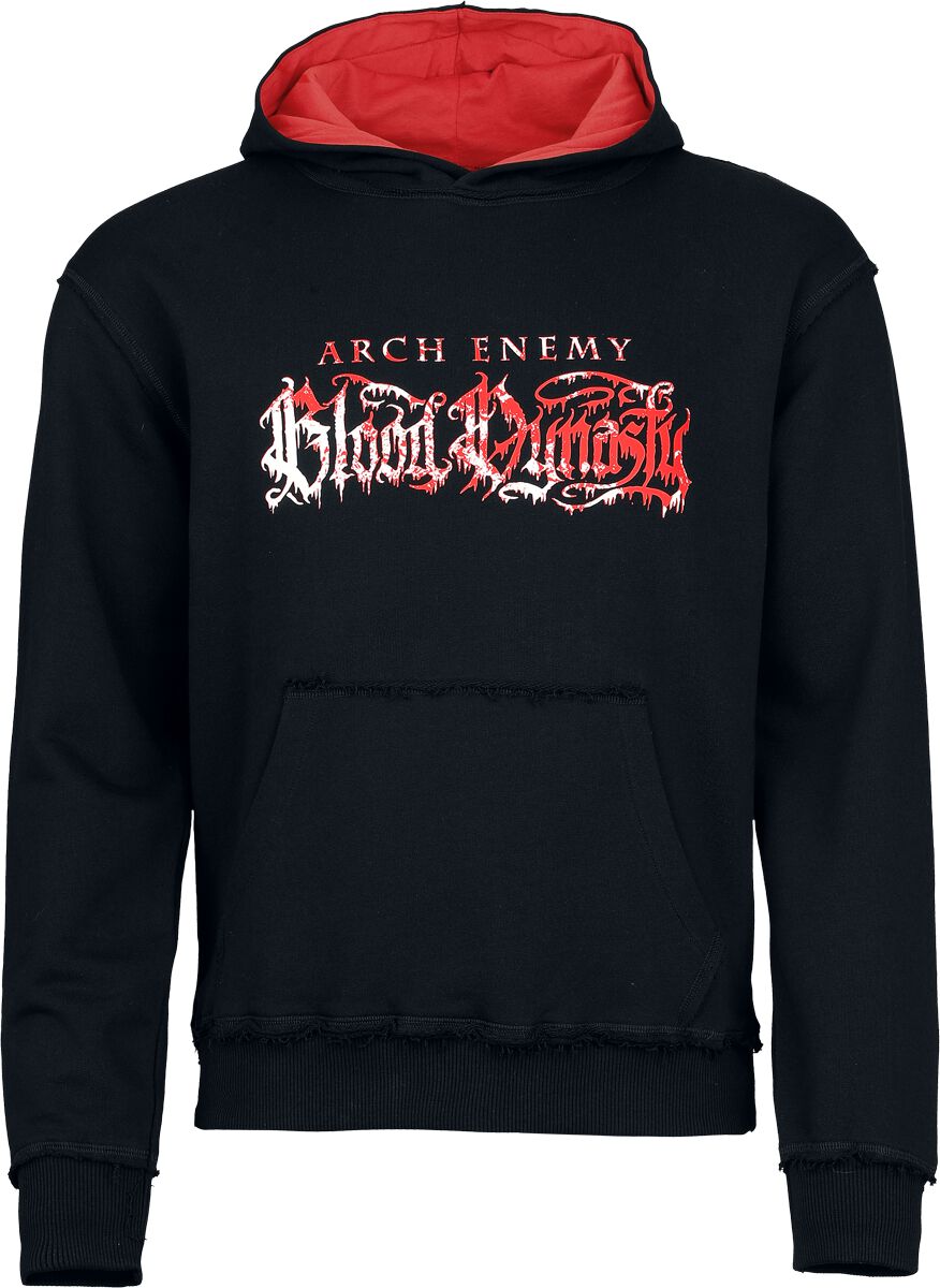 Arch Enemy Logo Hoodie black red - Image 2