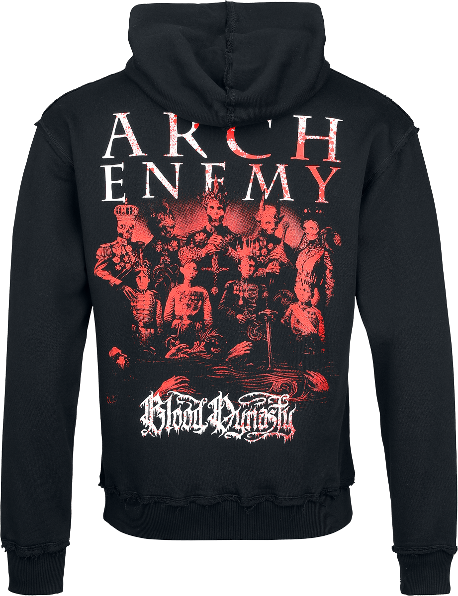 Arch Enemy Logo Hoodie black red - Image 3