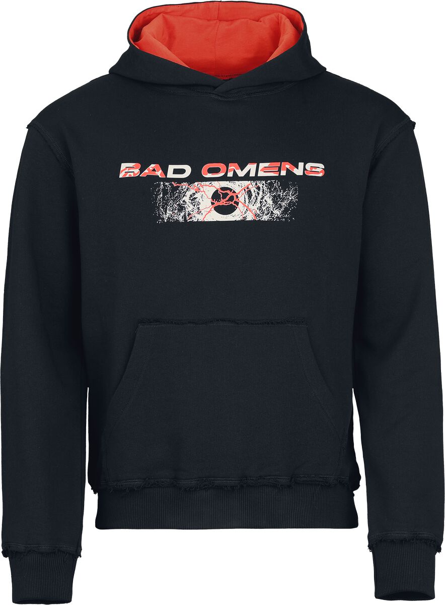 Bad Omens Logo Hoodie black red - Image 2
