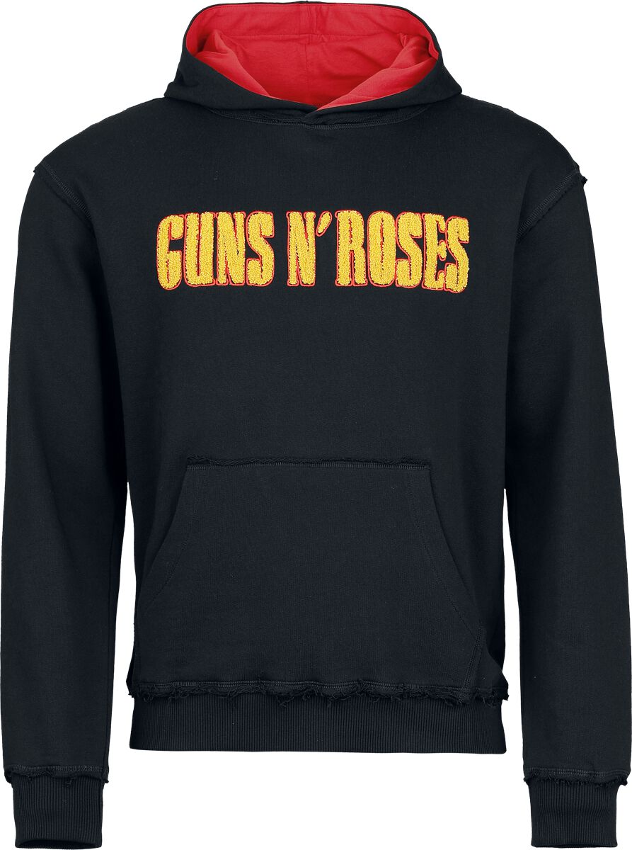 Guns N' Roses Logo Hoodie black red - Image 2