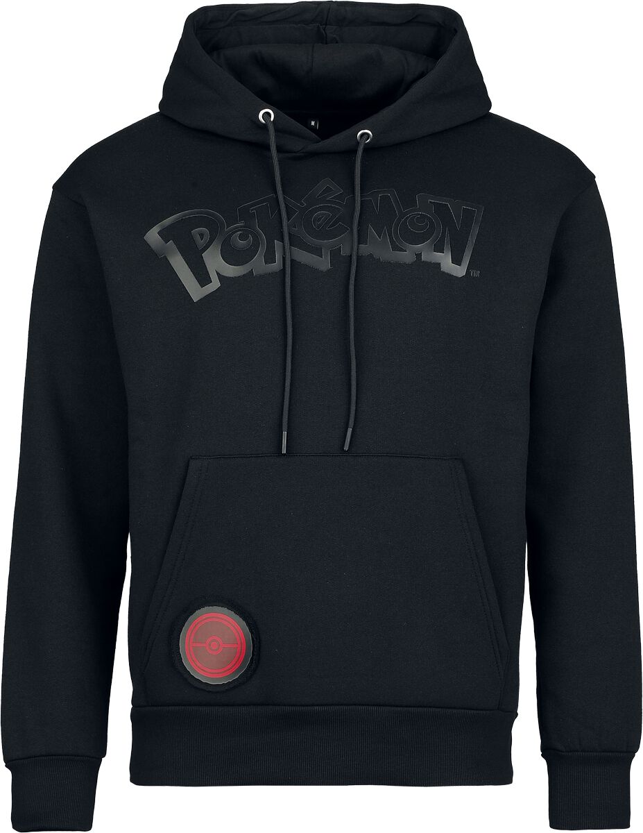 Pokémon Heat Logo - Black on Black Hoodie black - Image 2