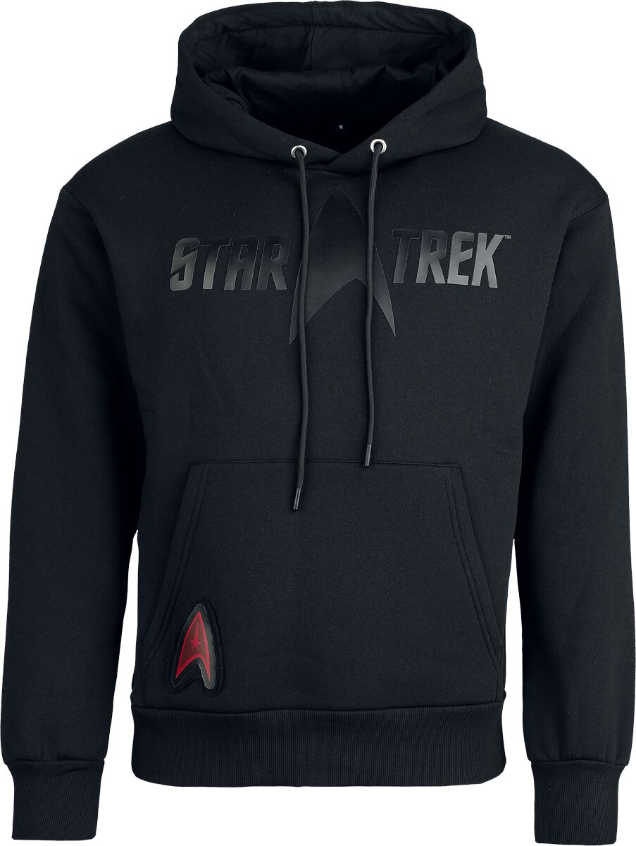 Star Trek Heat Logo - Black on Black Hoodie black - Image 2