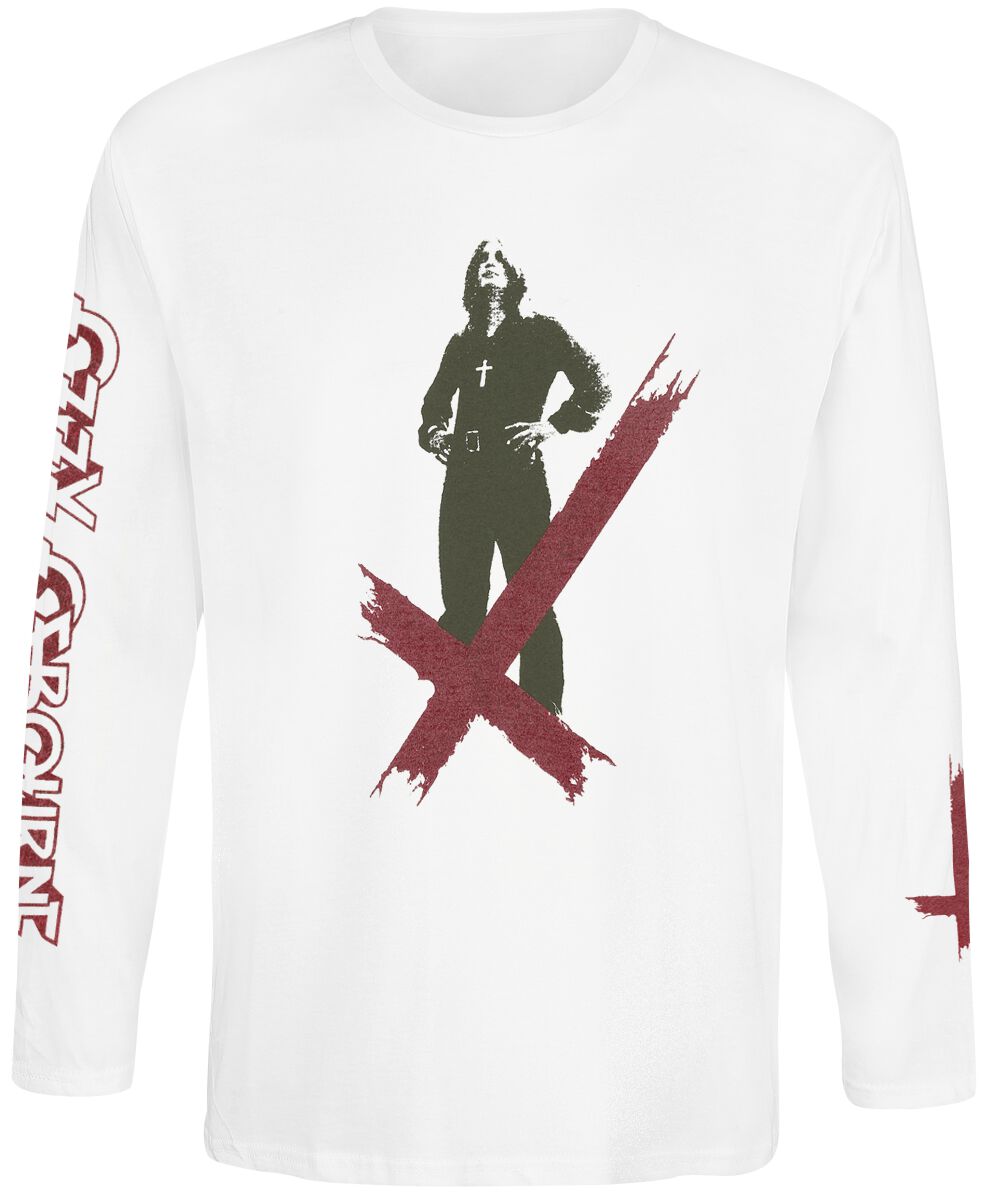 Ozzy Osbourne Crosses Long-sleeve Shirt white - Image 2