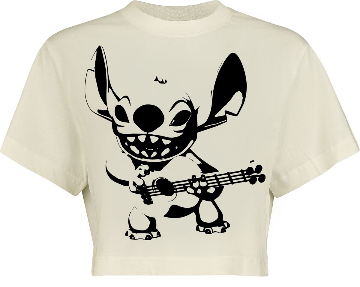 Lilo & Stitch Stitch Guitar T-Shirt white - Image 2