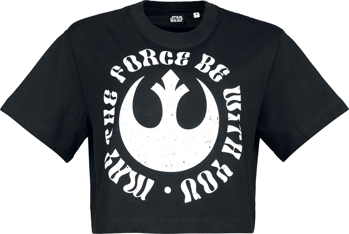 Star Wars May the Force be with you (Glow-in-the-dark) T-Shirt black - Image 3