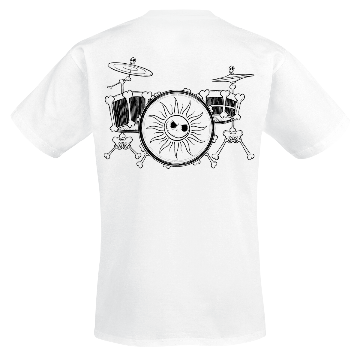 The Nightmare Before Christmas Band T-Shirt white - Image 3