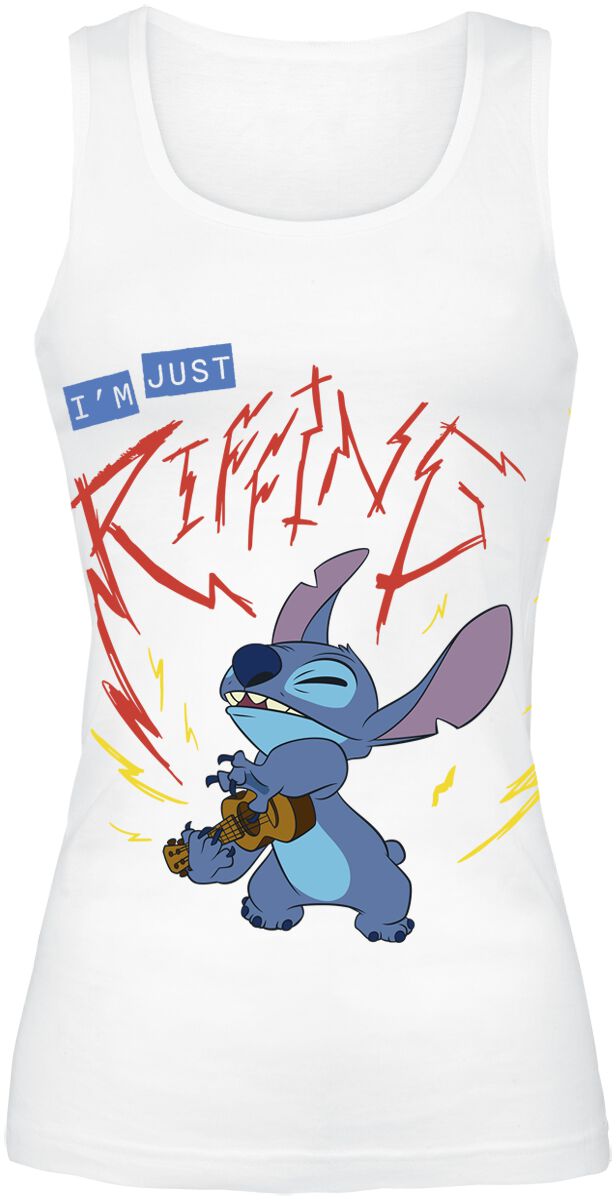 Lilo & Stitch Riffing Top white - Image 2