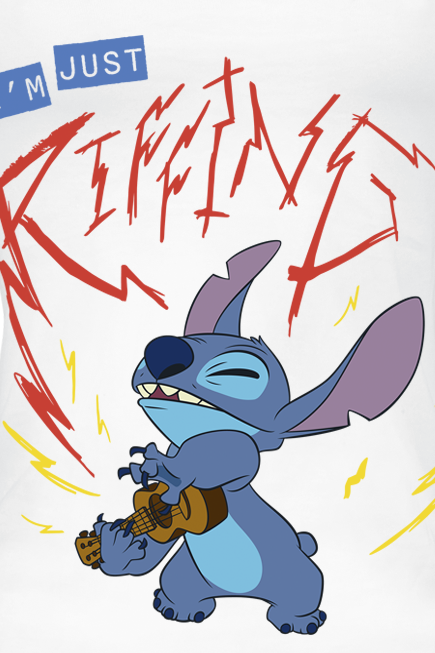 Lilo & Stitch Riffing Top white - Image 3