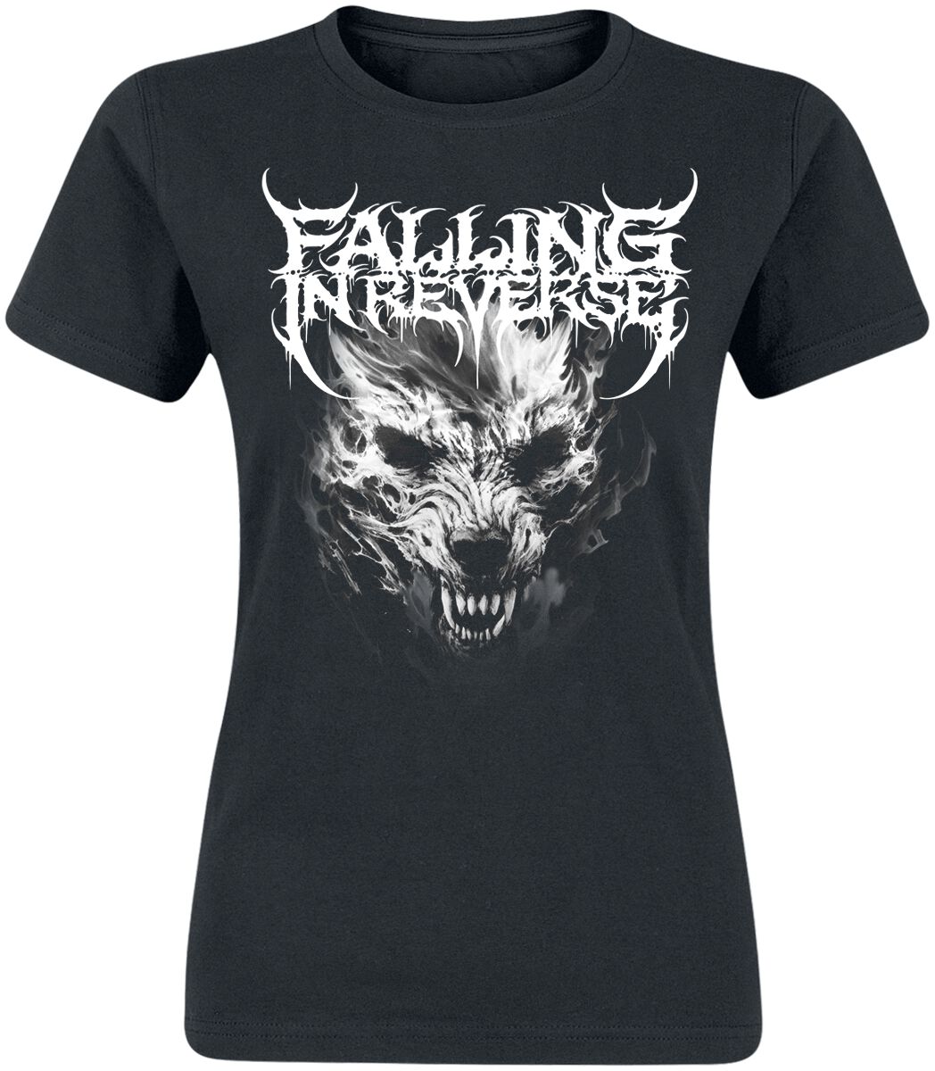 Falling In Reverse Wolf T-Shirt black - Image 2