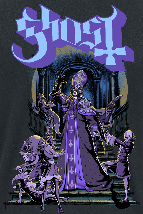 Ghost Masquerade T-Shirt black - Image 3