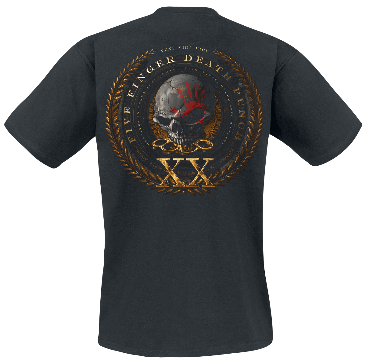 Five Finger Death Punch XX Best Of T-Shirt black - Image 3