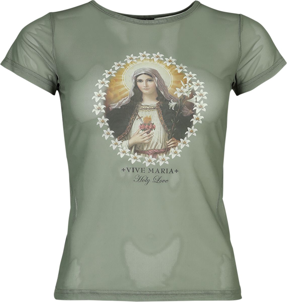 Vive Maria Holy Green Maria T-Shirt green - Image 2