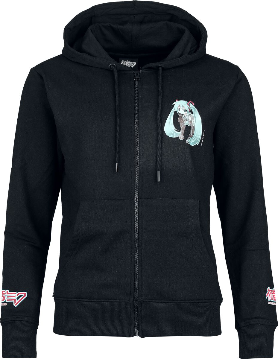 Hatsune Miku Hatsune Miku Hoodie Jacket black - Image 2