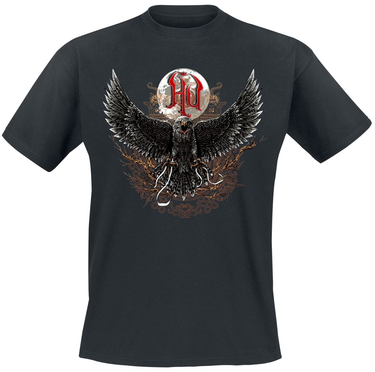 The Hu Hawk Temple T-Shirt black - Image 2