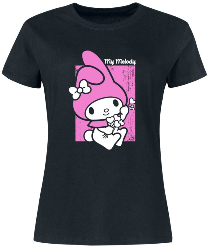 Hello Kitty Hello Kitty and Friends - My Melody T-Shirt black - Image 2