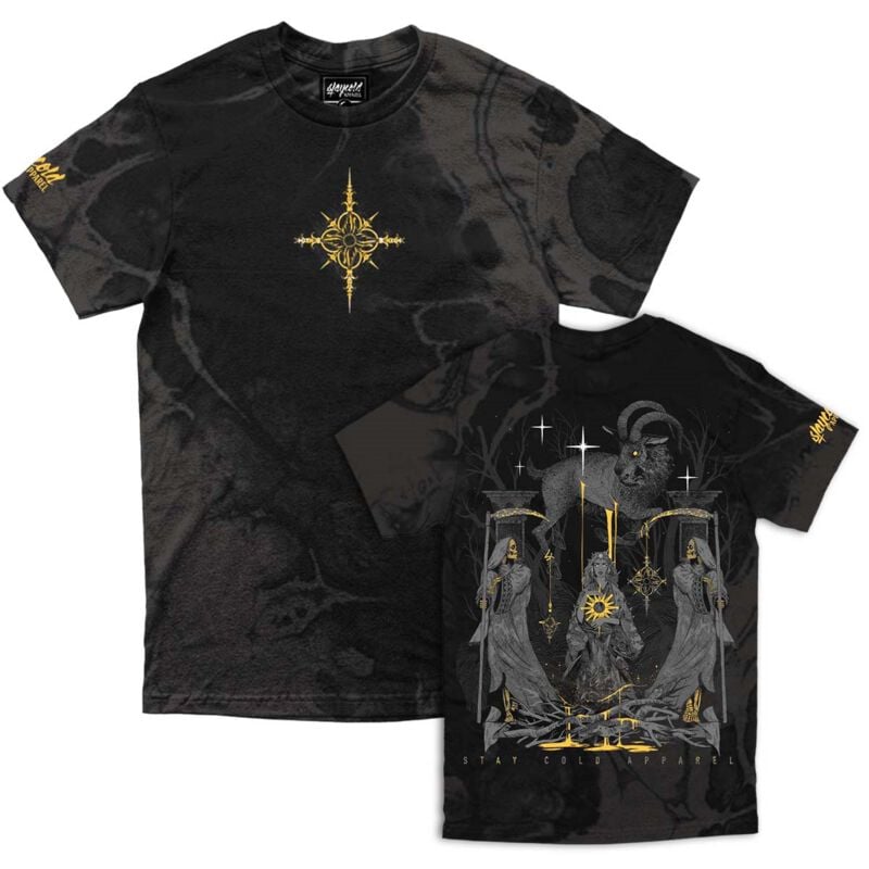 Stay Cold Apparel Full Moon Ritual - Customised Regular T-shirt 200 GSM T-Shirt black - Image 2