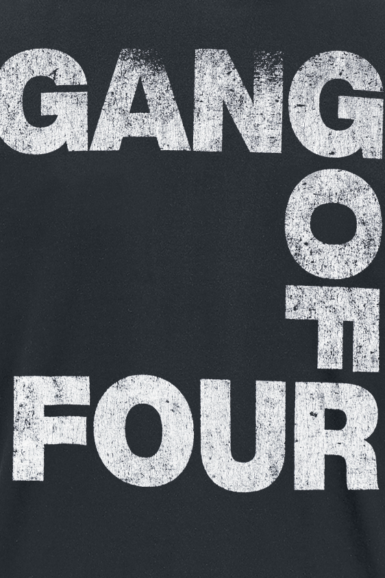 Gang Of Four Logo T-Shirt black - Image 3