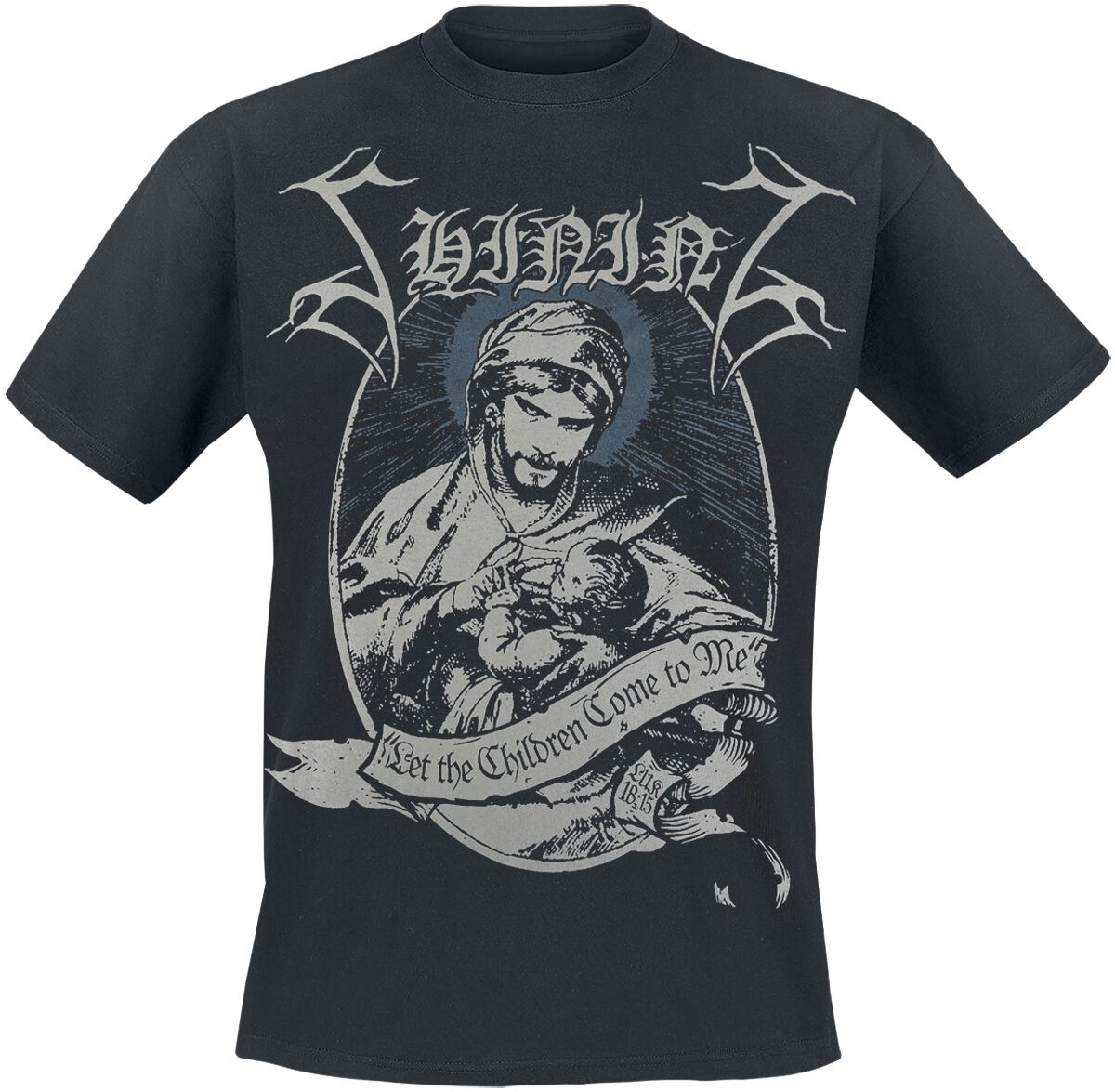 Shining Let The Children Come TO Me T-Shirt black - Image 2