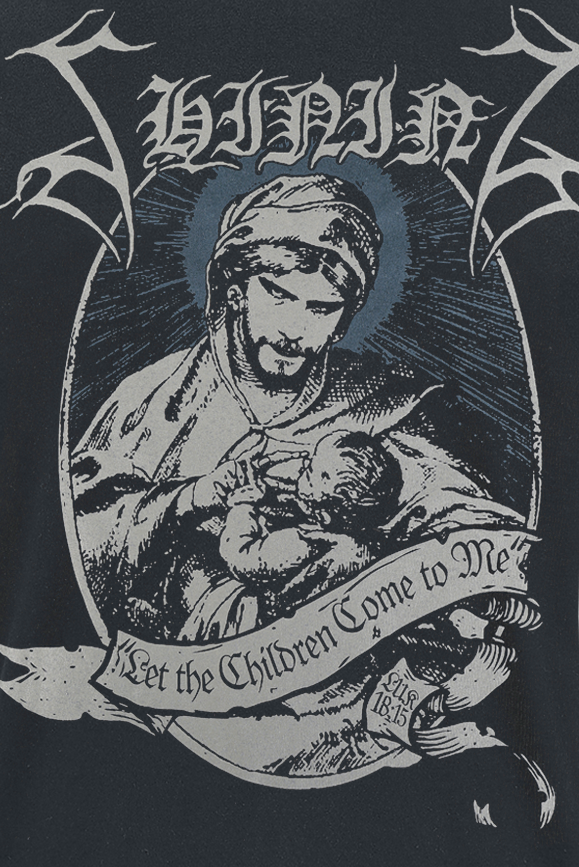 Shining Let The Children Come TO Me T-Shirt black - Image 3