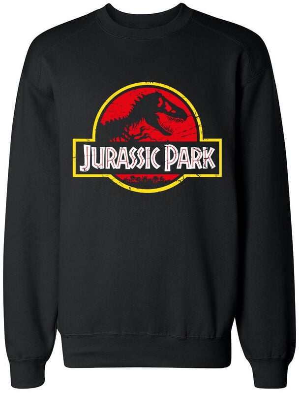 Jurassic Park Logo Sweatshirt black - Image 2