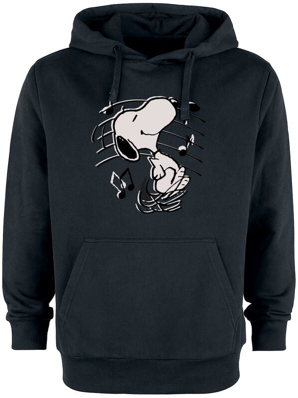 Peanuts Snoopy Music Hoodie black - Image 2
