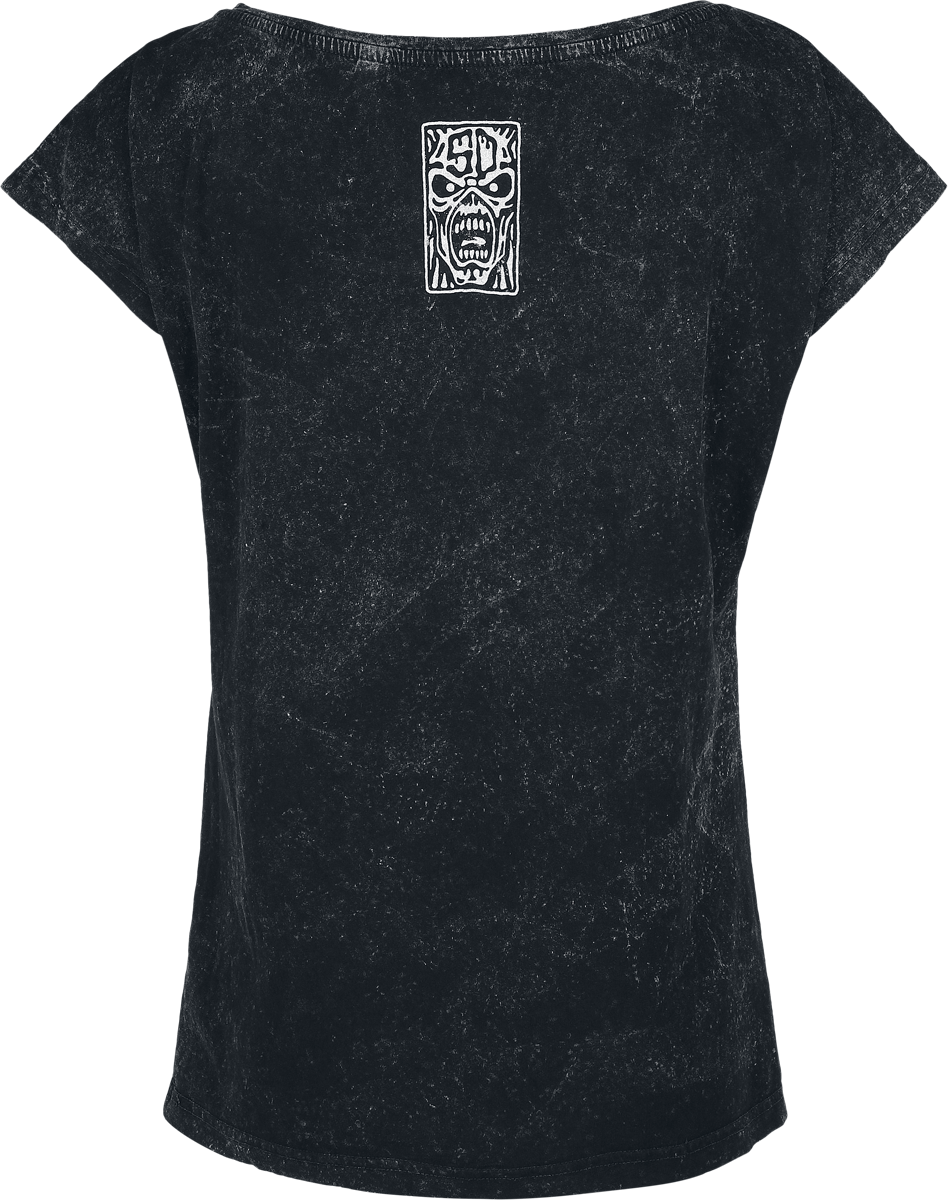 Iron Maiden Smoking Eddie T-Shirt black - Image 3