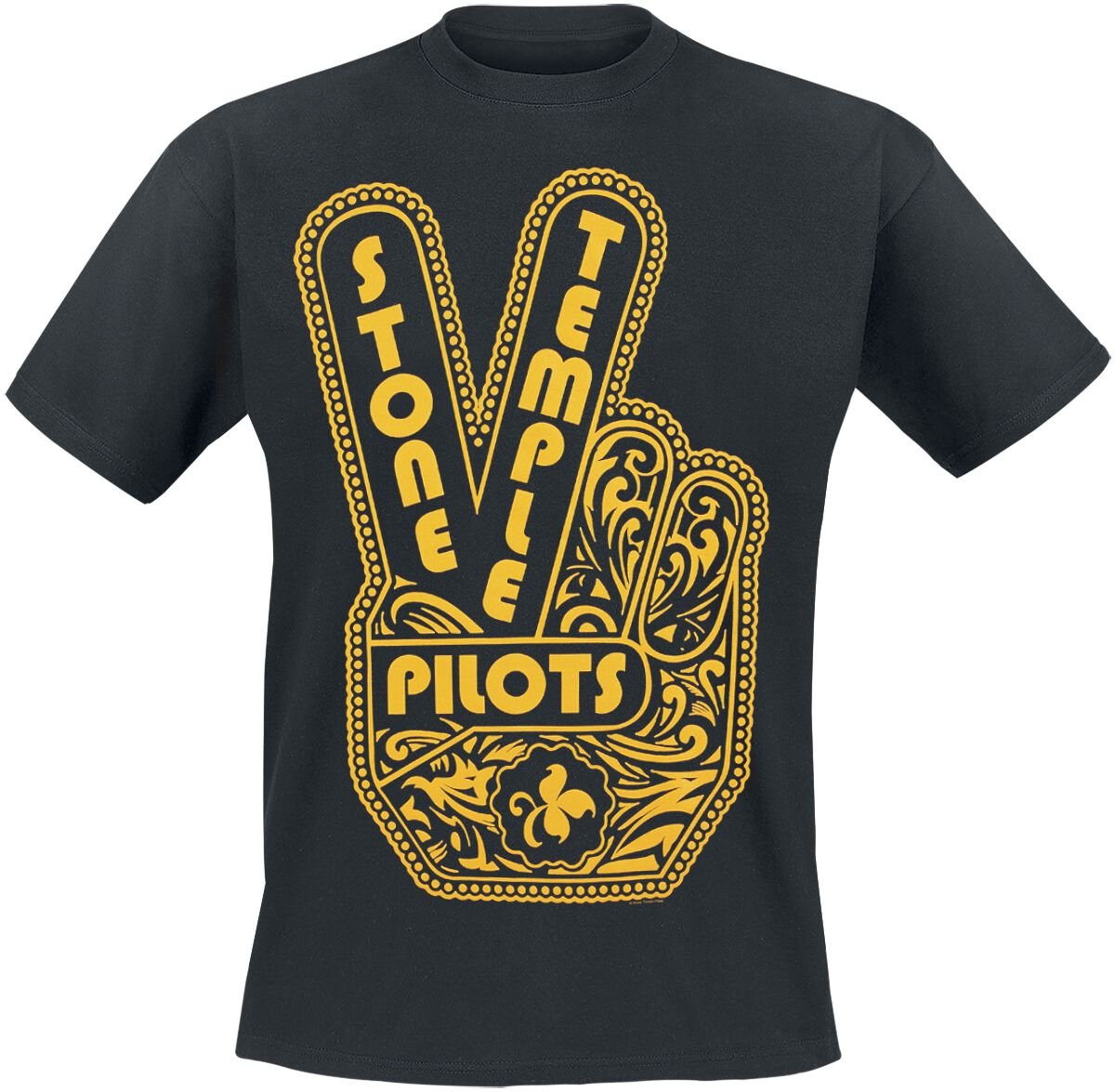 Stone Temple Pilots Peace Hand T-Shirt black - Image 2