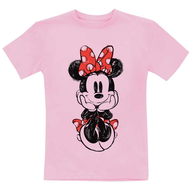 Mickey Mouse Sitting Minnie Mouse T-Shirt pink - Image 2