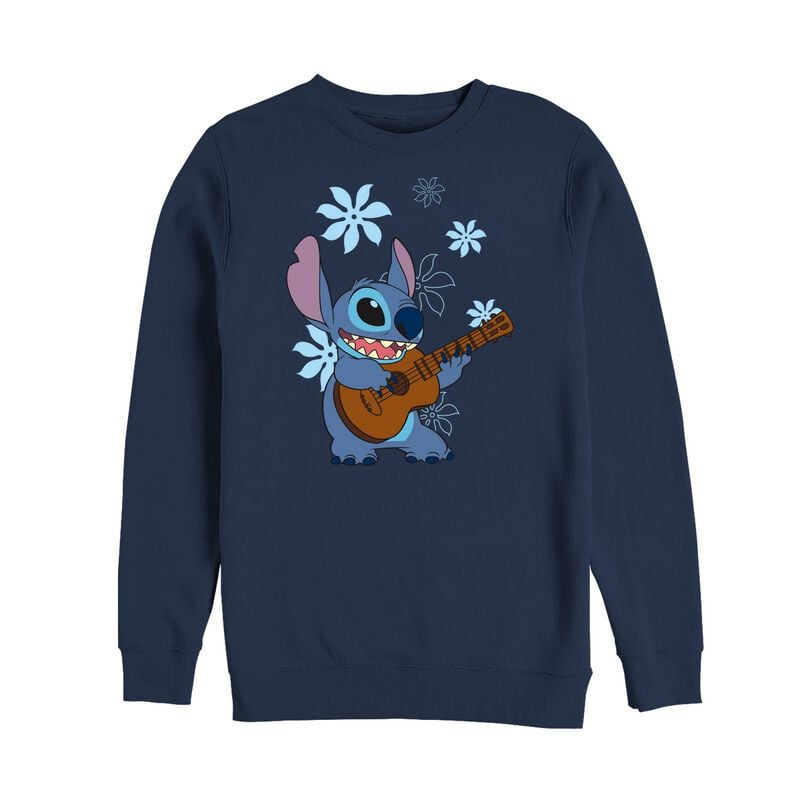 Lilo & Stitch Stitch Flowers Sweatshirt blue - Image 2