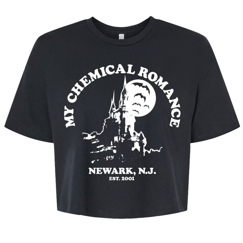 My Chemical Romance Newark Castle Crop T-Shirt black - Image 2