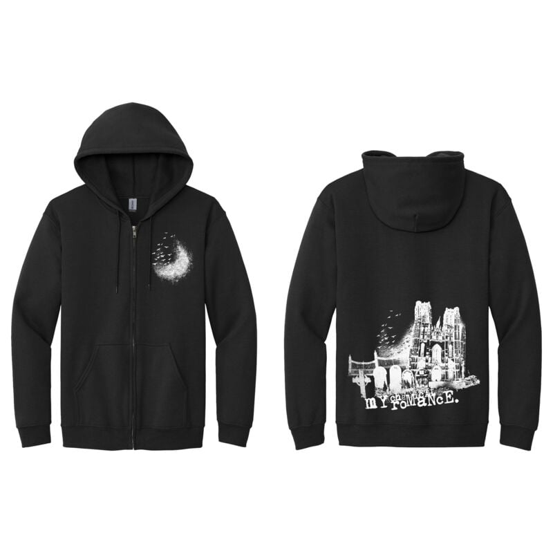 My Chemical Romance Cemetery Drive Zip Hoodie Jacket black - Image 2