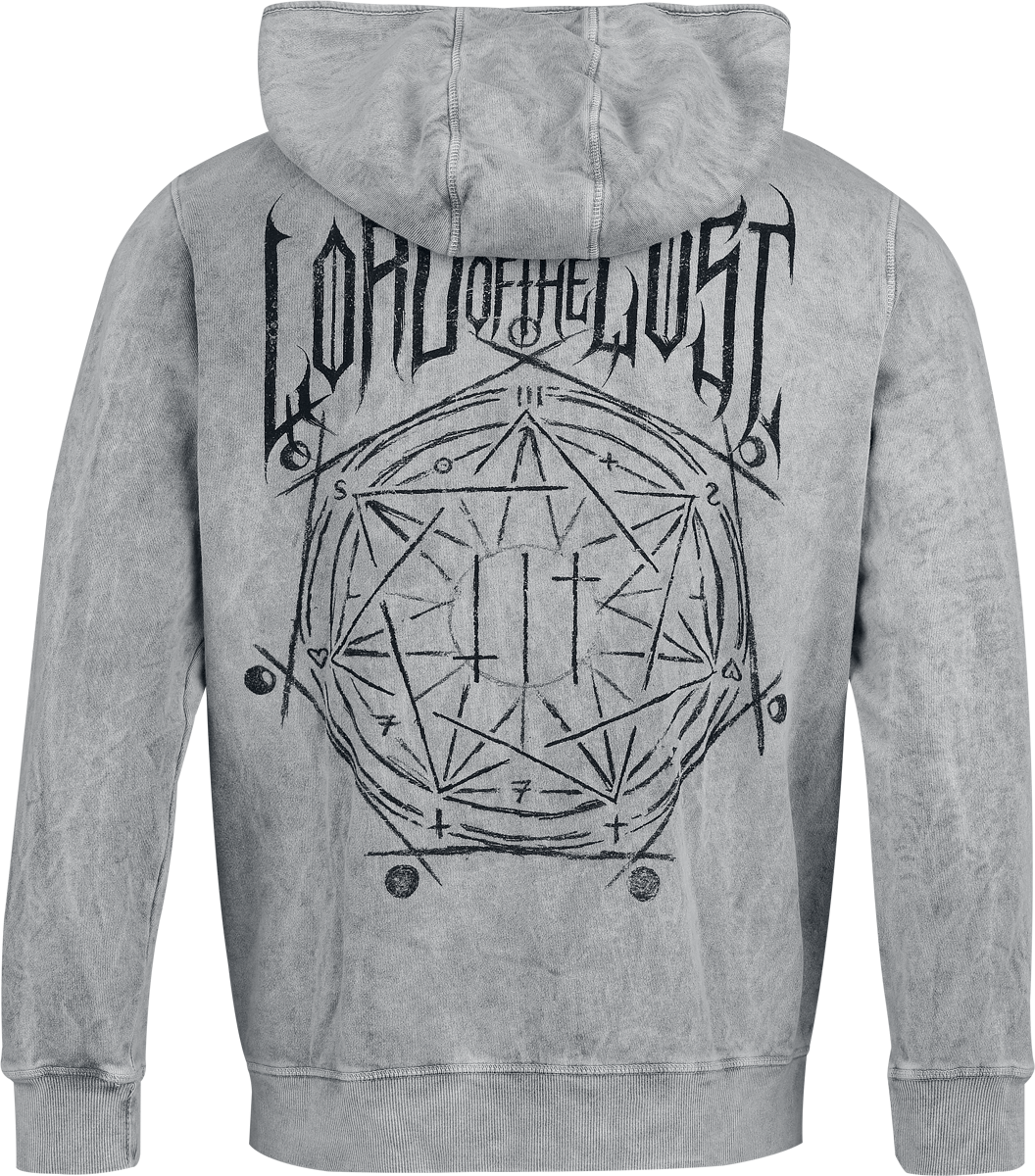 Lord Of The Lost Heptagram Hoodie Jacket light grey - Image 3