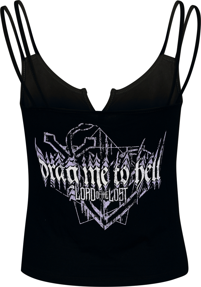 Lord Of The Lost Drag Me To Hell Top black - Image 3