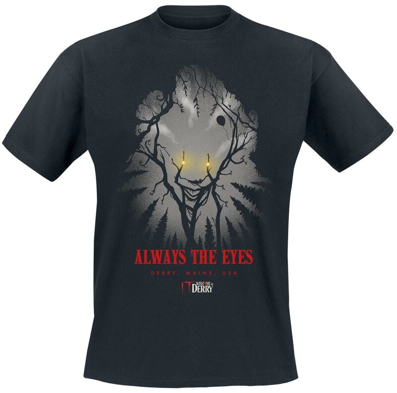 IT Welcome to Derry - Always the eyes T-Shirt black - Image 2