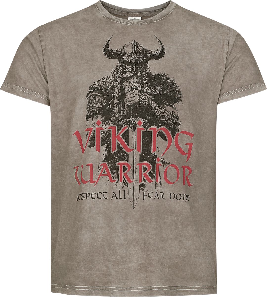 Valhalla is calling - No Fight No Glory - Nordic Warrior Viking Warrior T-Shirt grey - Image 2