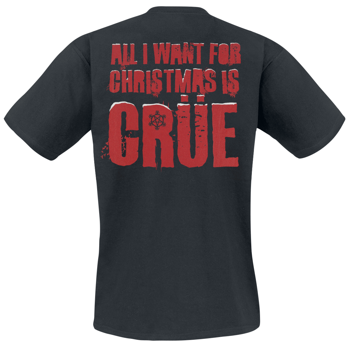 Mötley Crüe All I Want For Christmas Is Crue T-Shirt black - Image 3