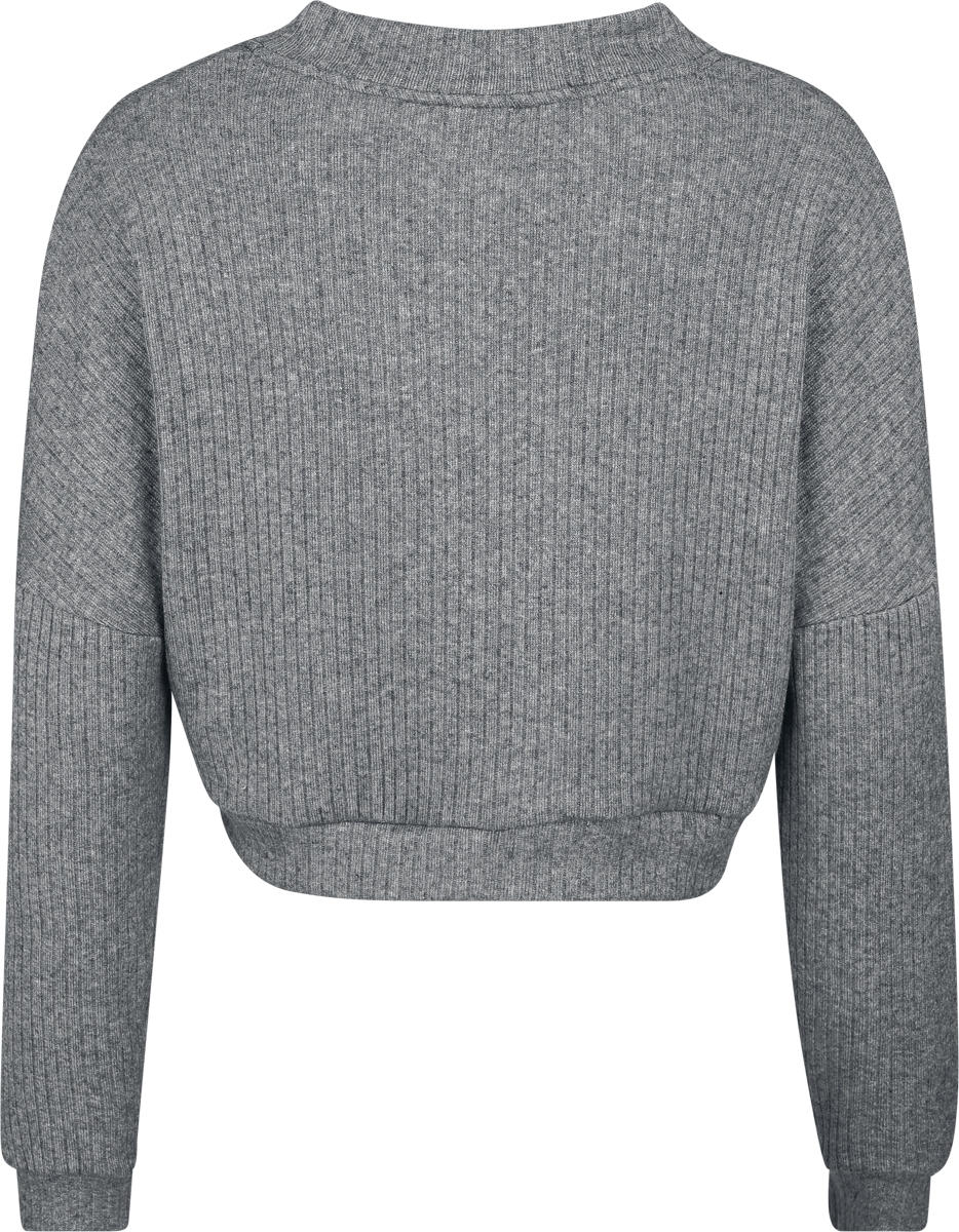 RED by EMP Basic Jacket Cardigan grey - Image 3