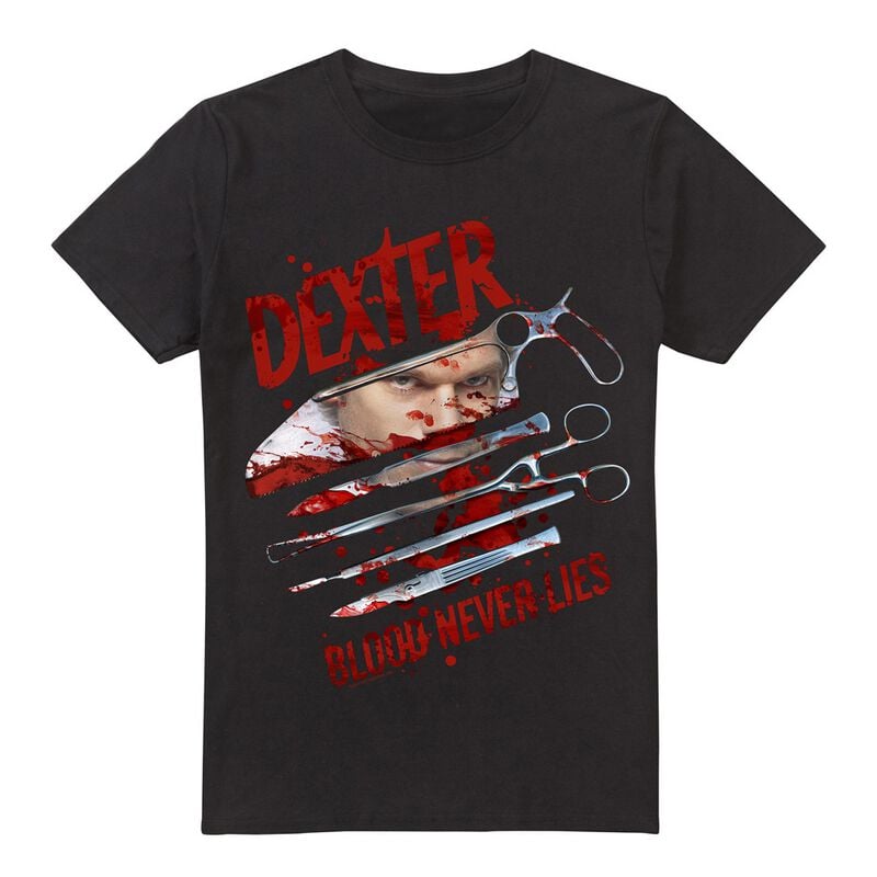 Dexter Blood never dies T-Shirt black - Image 2