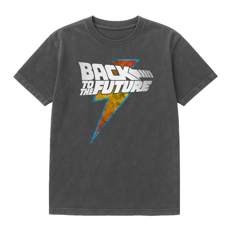 Back To The Future Back to the Future - Lightning - Oversized Oversized T-shirt black - Image 2