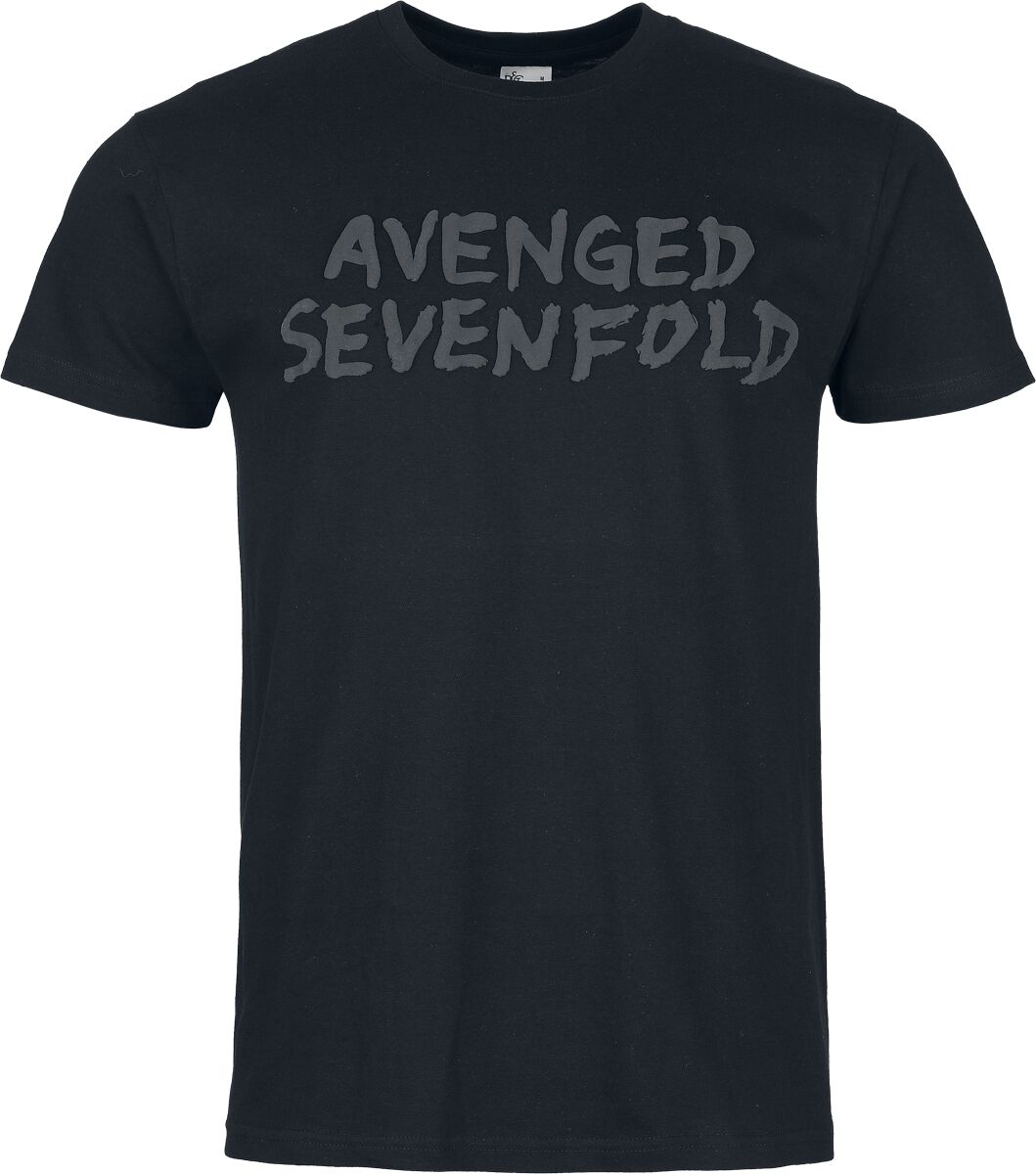 Avenged Sevenfold Logo 3D Druck T-Shirt black - Image 2