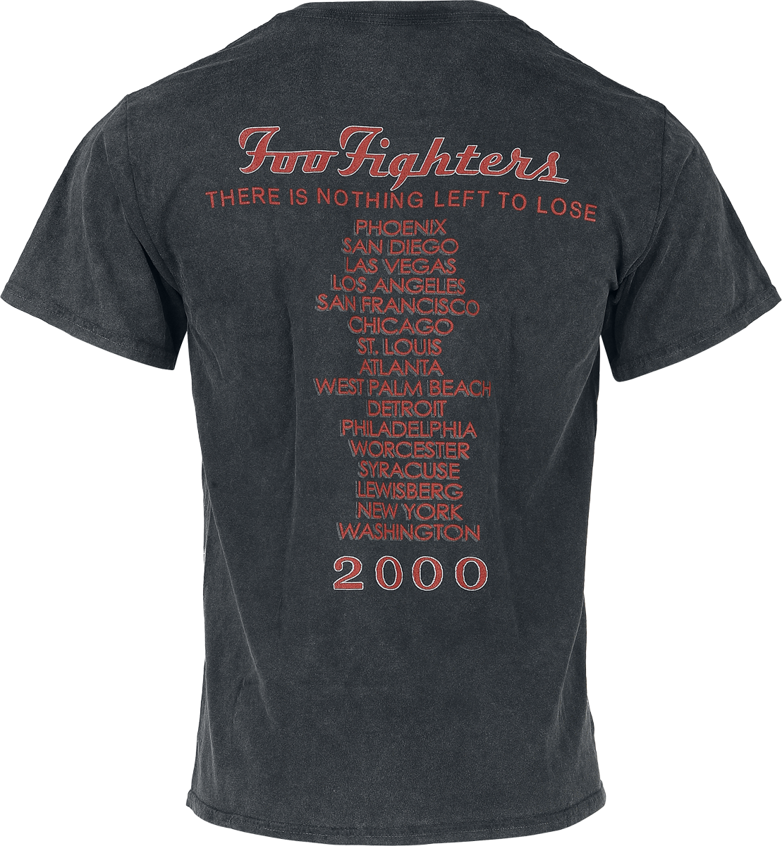 Foo Fighters 2000 Tour T-Shirt black - Image 3